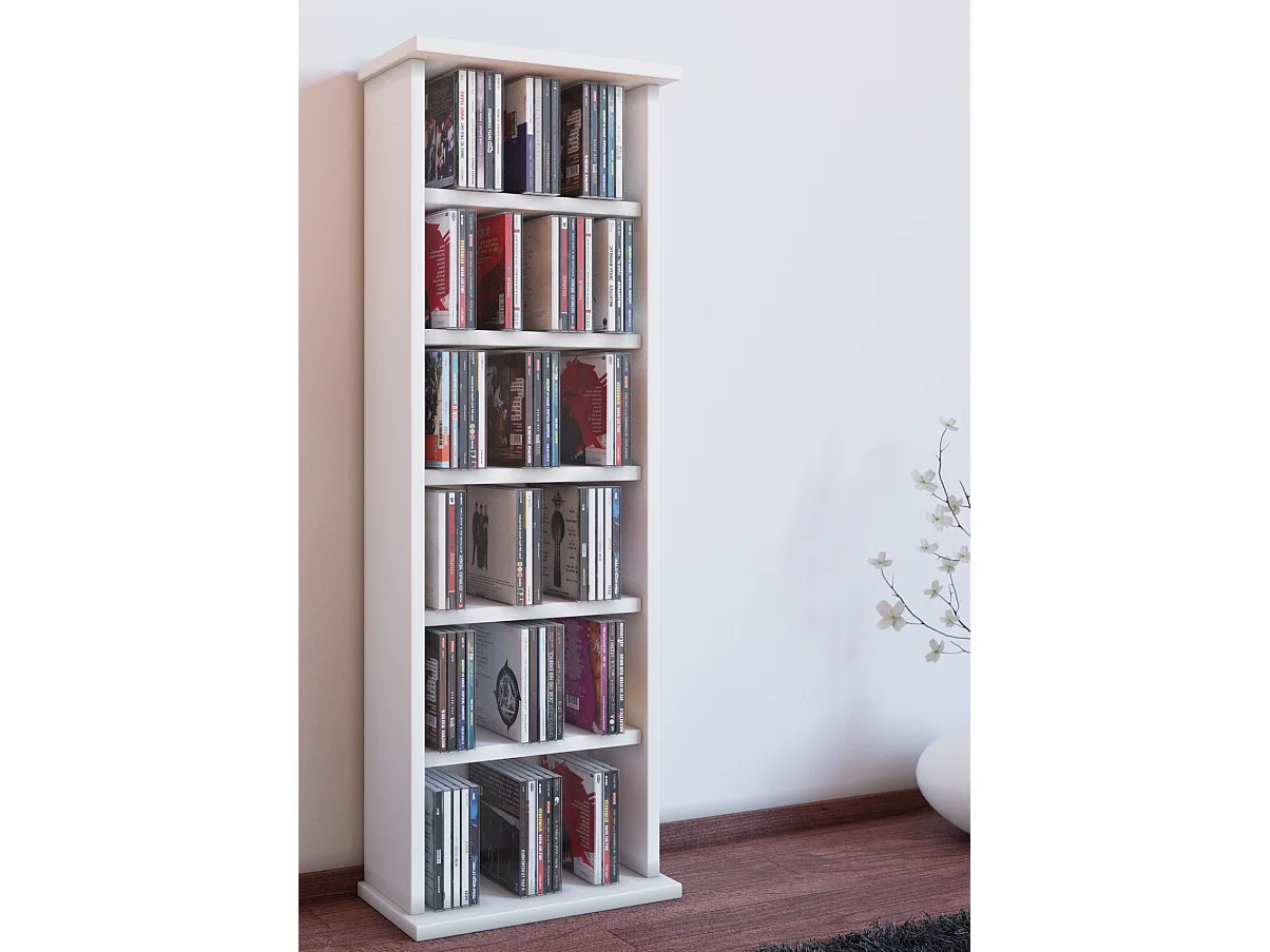 Holz CD DVD Stand Regal Schrank Ständer Vostan