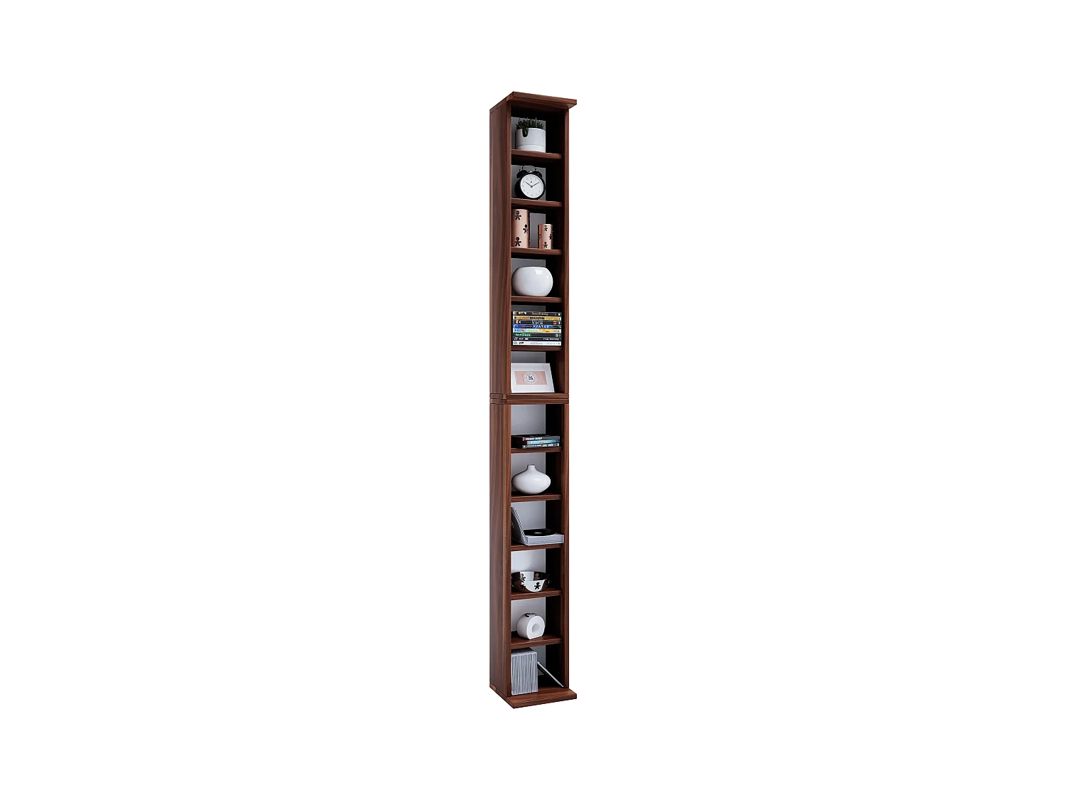 Holz CD DVD Stand Aufbewahrung Deko Regal Bigol