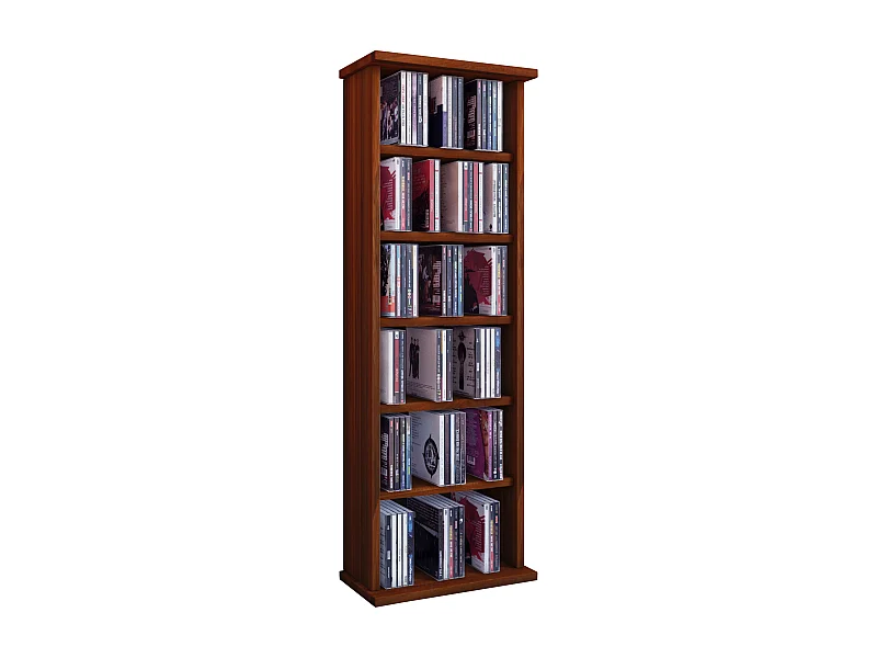 CD / DVD Media Shelf Vostan Nuts H. 92 x W. 31 x D. 18 cm