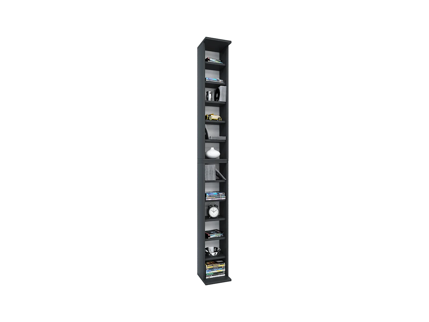 Stand Rack Bigol Black H. 180 x W. 21 x D. 20 cm