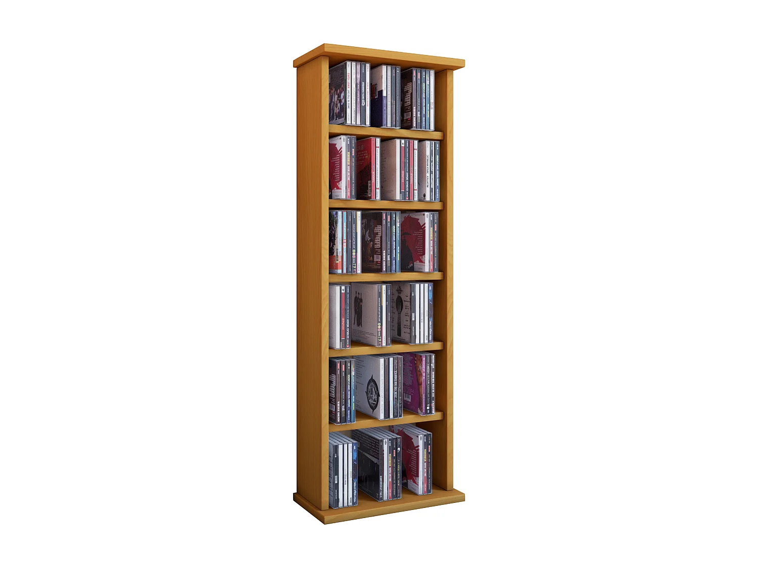 Holz CD DVD Stand Regal Schrank Ständer Vostan