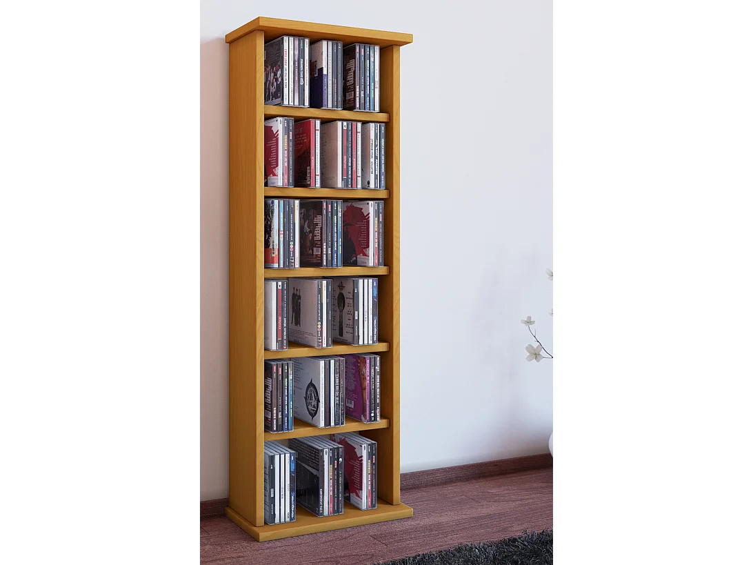 CD / DVD Media Shelf Vostan Book H. 92 x W. 31 x D. 18 cm
