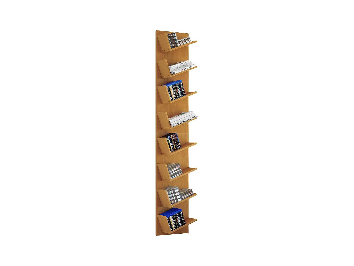 Wall Rack Lansi Book H. 180 x W. 33 x D. 16 cm