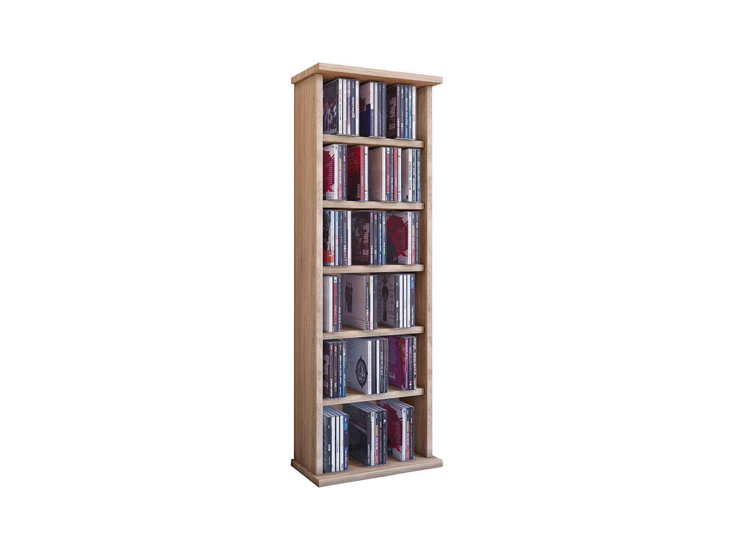 Holz CD DVD Stand Regal Schrank Ständer Vostan