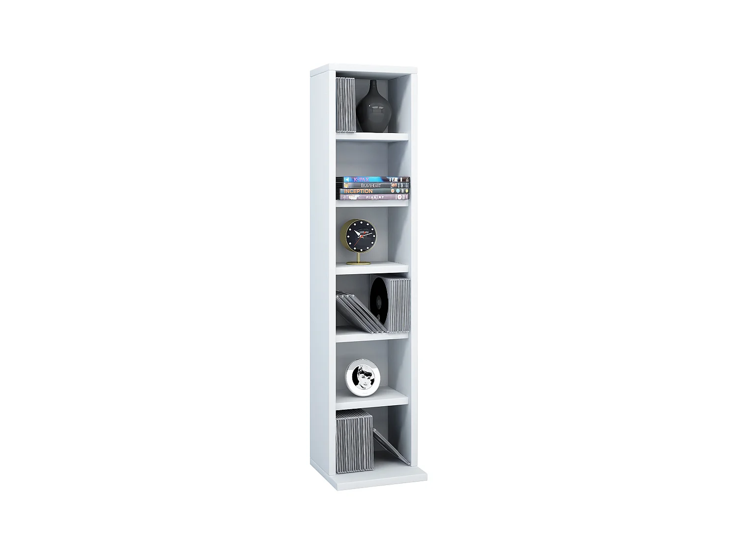 Stand Rack Elementa White H. 92 x W. 21 x D. 20 cm