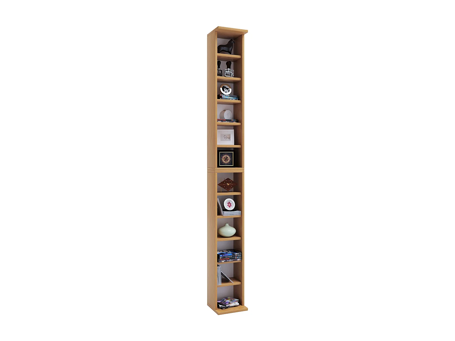Drewno CD DVD Stand Decoration Shelf Bigol