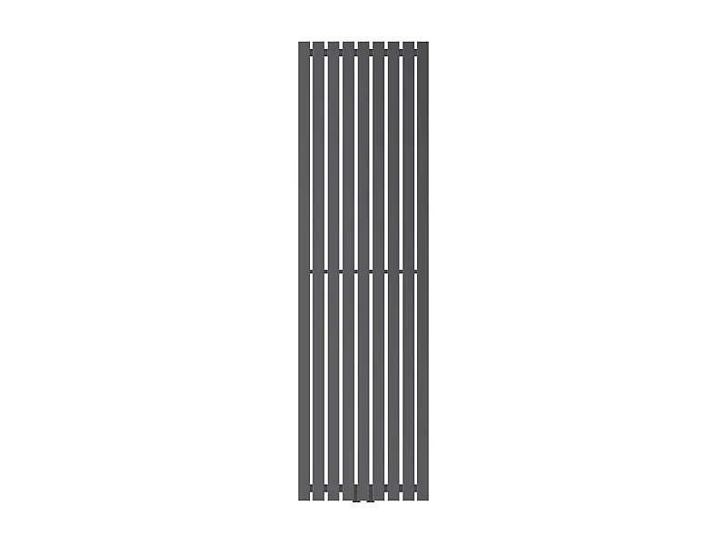 Termosifone Stella piatto verticale antracite 480x1600 mm radiatore design bagno