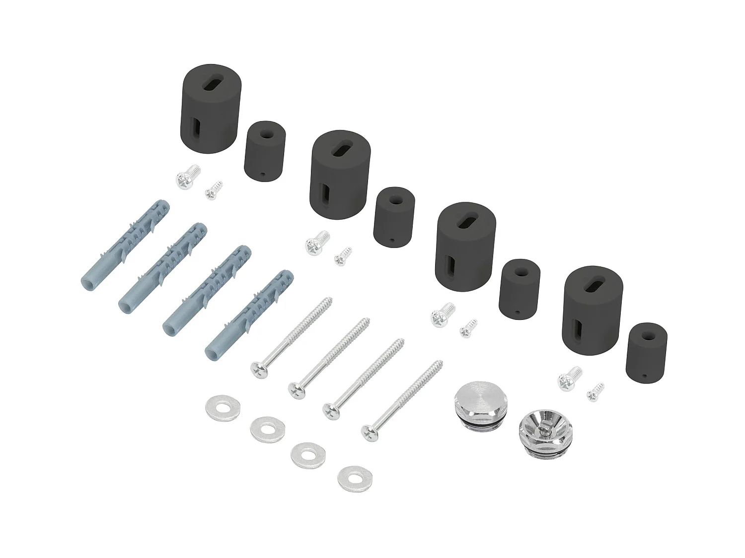 Iron EM Radiator Radiateur sèche-serviettes Radiateur de salle de bain anthracit