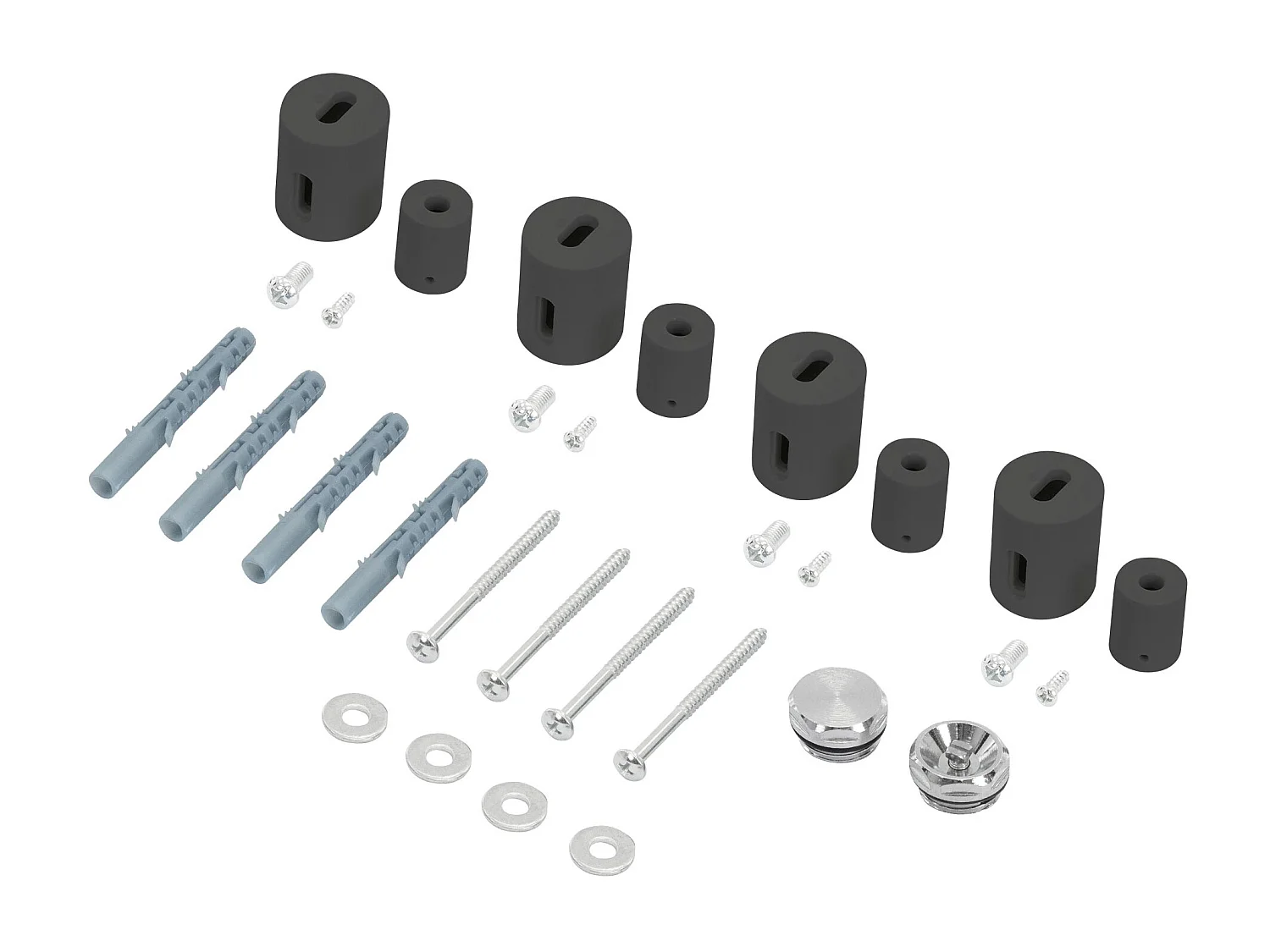 Iron EM Radiator Radiateur sèche-serviettes Radiateur de salle de bain anthracit