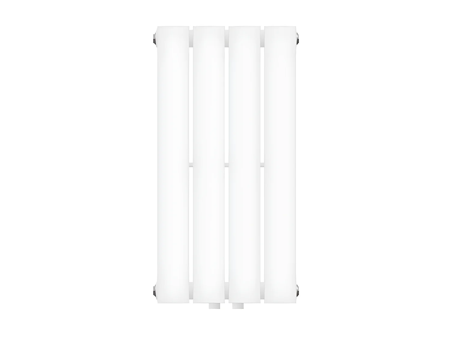 Panneau de chauffage monocouche Radiateur plat Radiateur design blanc 300x600 mm