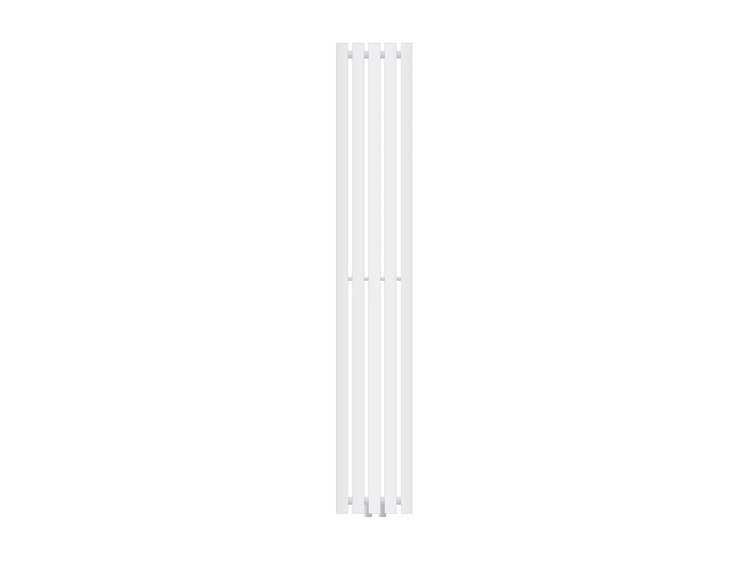 Radiateur Stella à panneaux blanc 260x1600 mm raccord central pour salle de bain