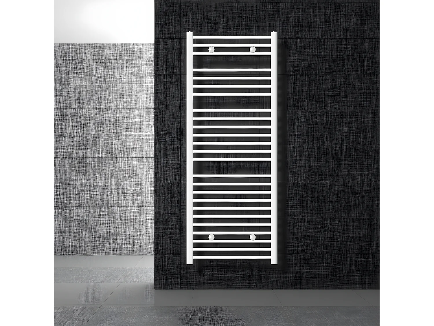 Radiador de baño Sahara radiador lateral blanco 60x150 cm