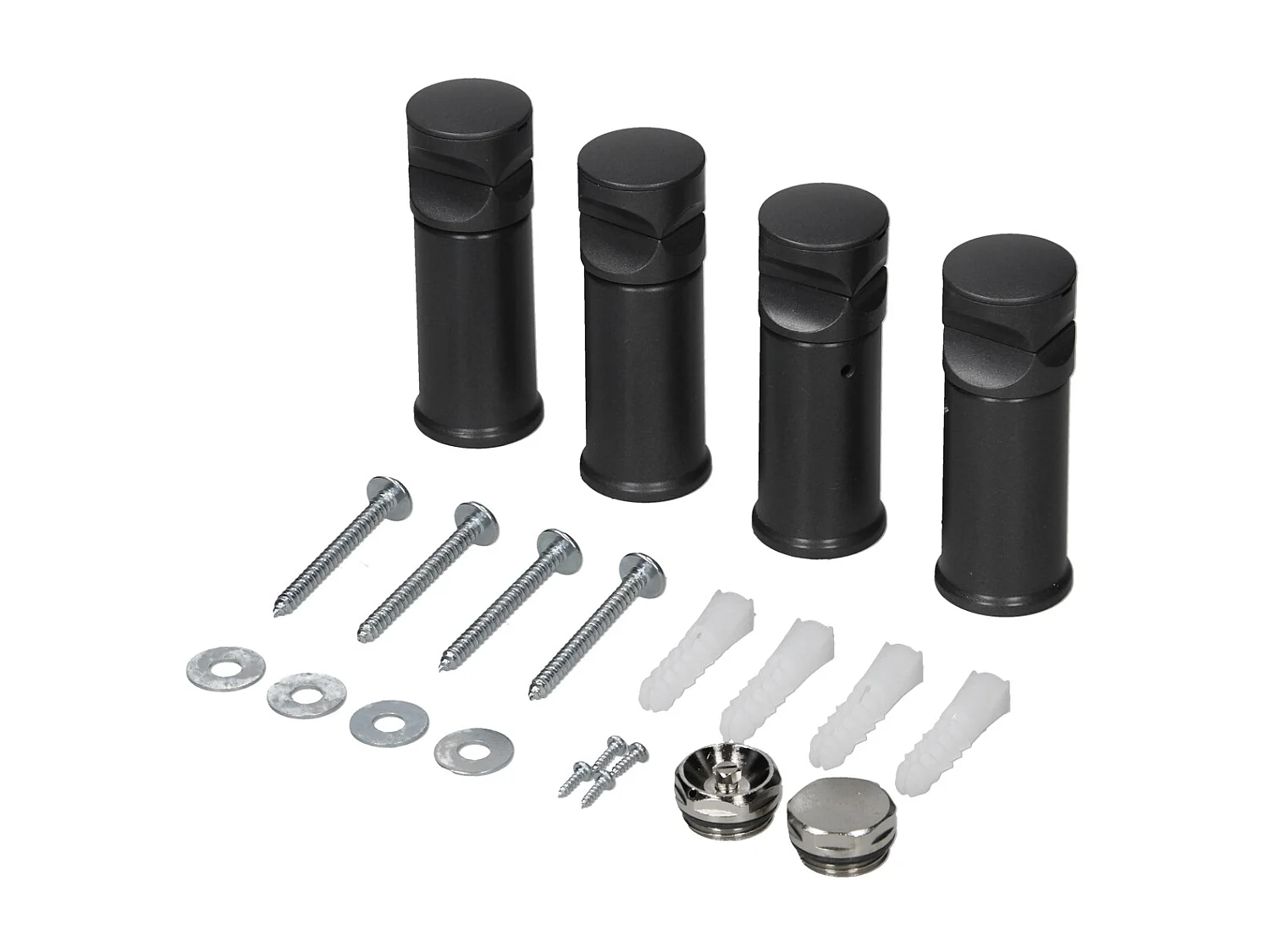 Radiador de baño Radiador Sahara conexión lateral calentador de toallas antracit