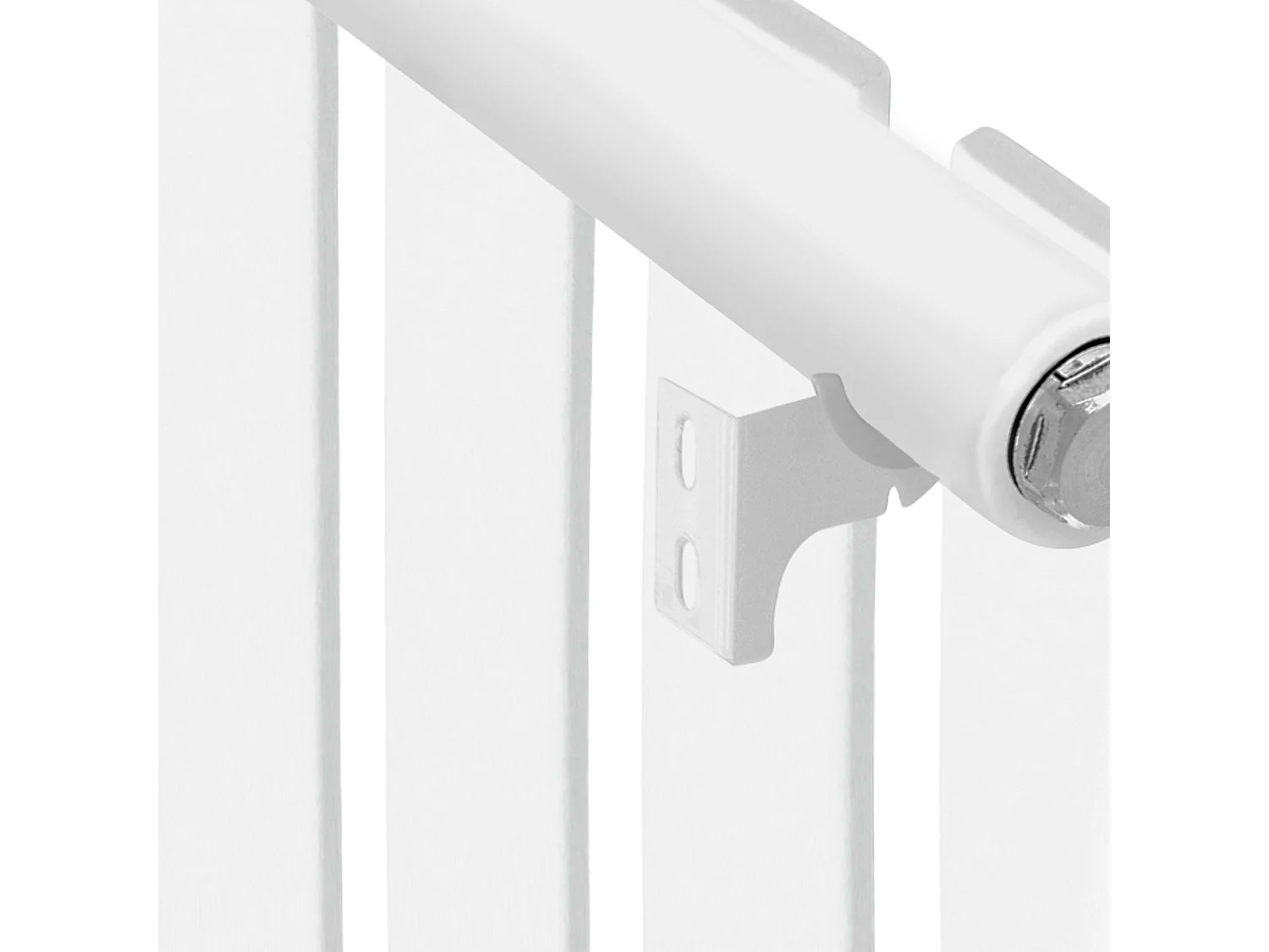 Radiateur Stella à panneaux blanc 370x1800 mm raccord central pour salle de bain