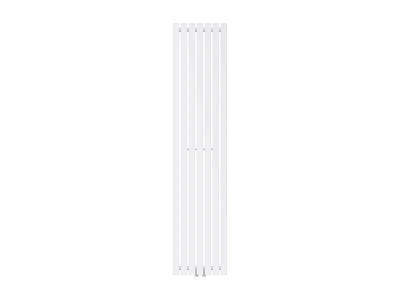 Radiateur Stella à panneaux blanc 370x1800 mm raccord central pour salle de bain
