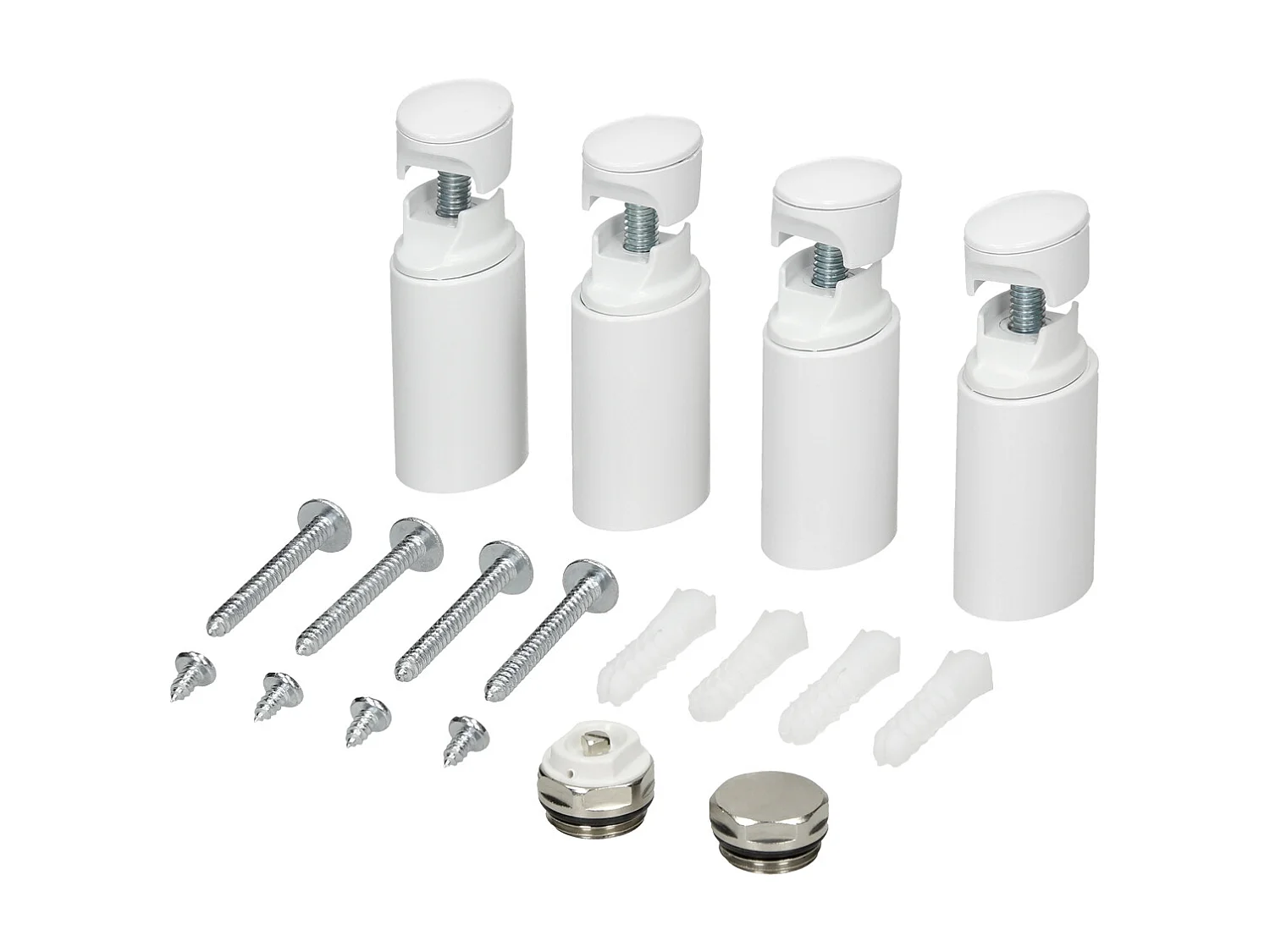 Radiador de baño curvo Sahara con conexión lateral radiador blanco 600x1800 mm