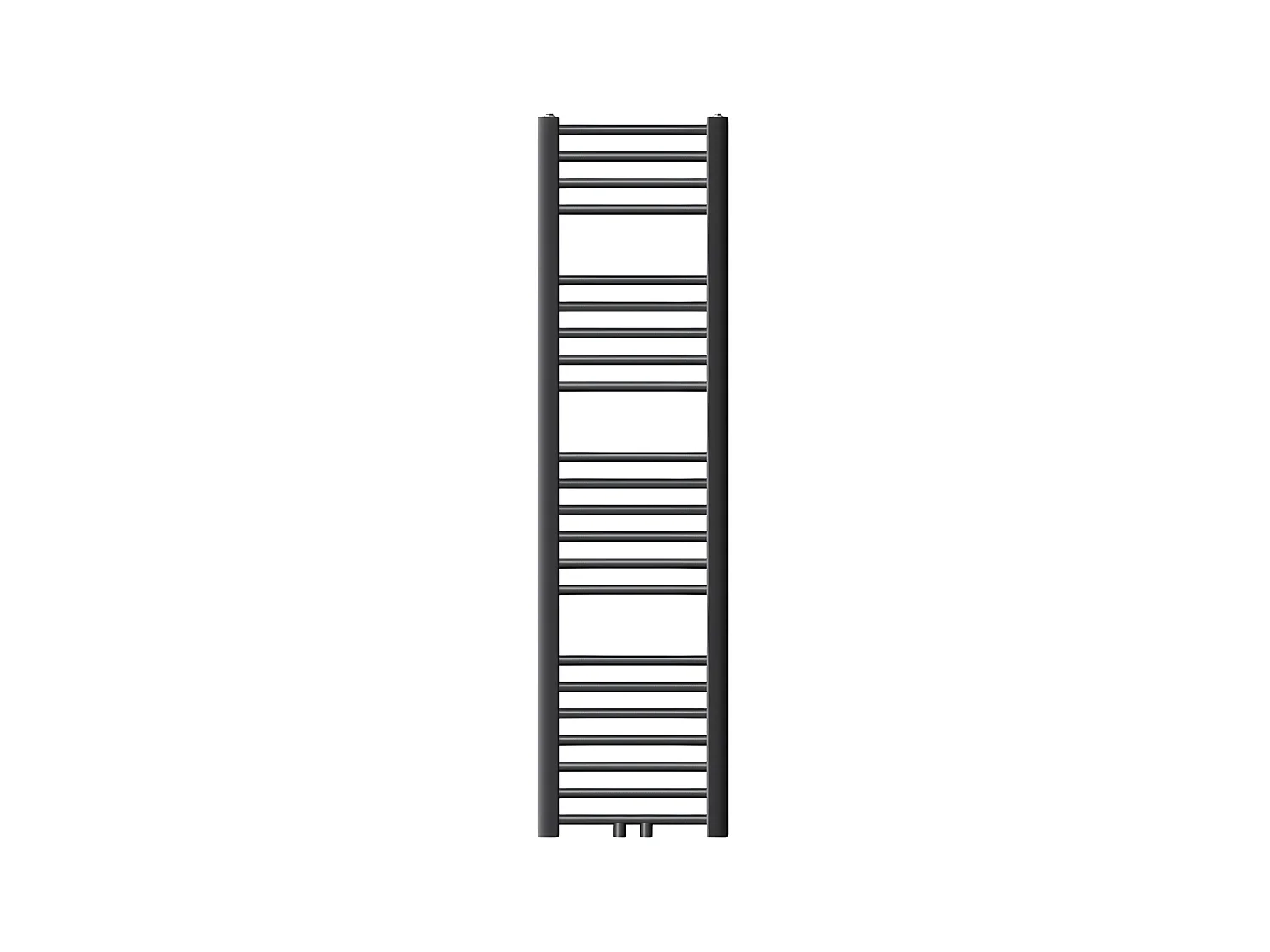 Radiateur sèche-serviette salle de bain anthracite connexion central 30 x 140 cm