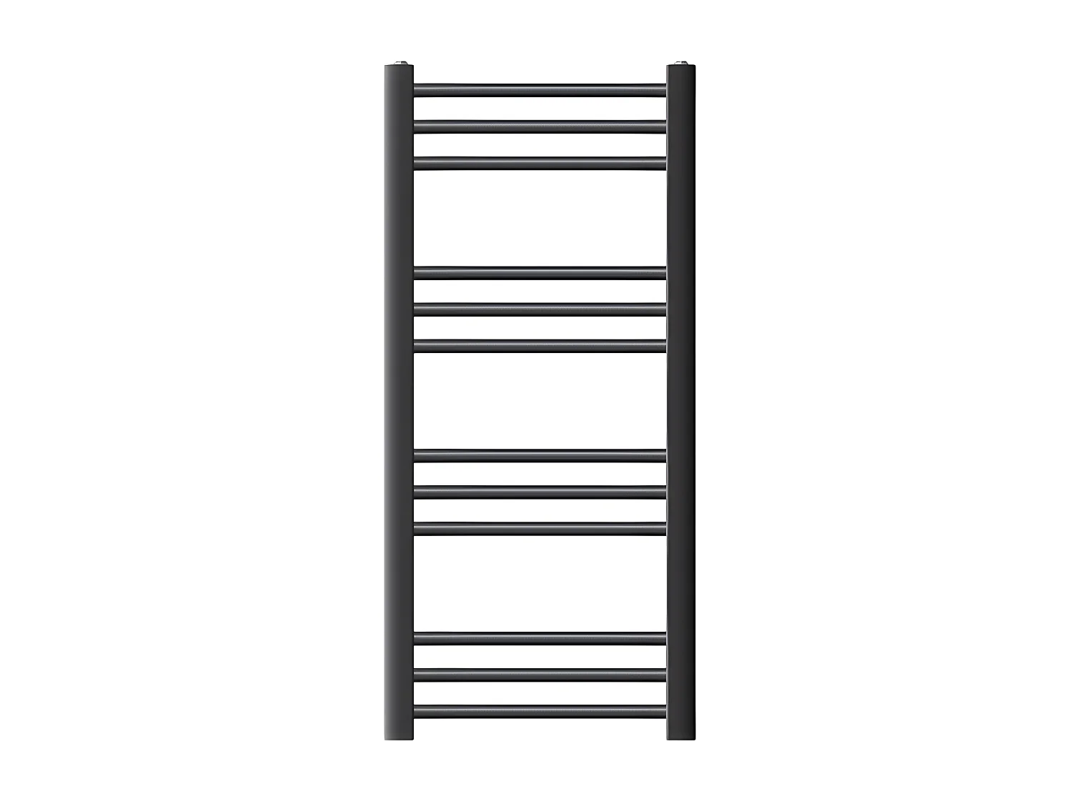 Radiatore da bagno Sahara curvo antracite attacco laterale calorifero 40x80 cm