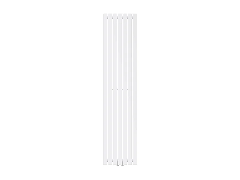 Radiatore Stella a pannello bianco 370x1600  mm termoarredo con attacco centrale