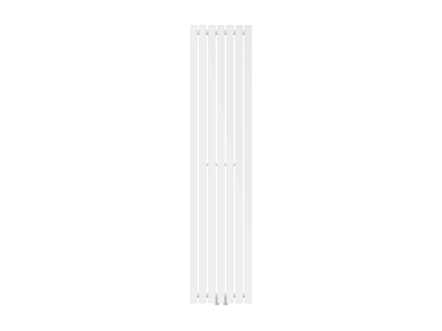 Radiatore Stella a pannello bianco 370x1600  mm termoarredo con attacco centrale