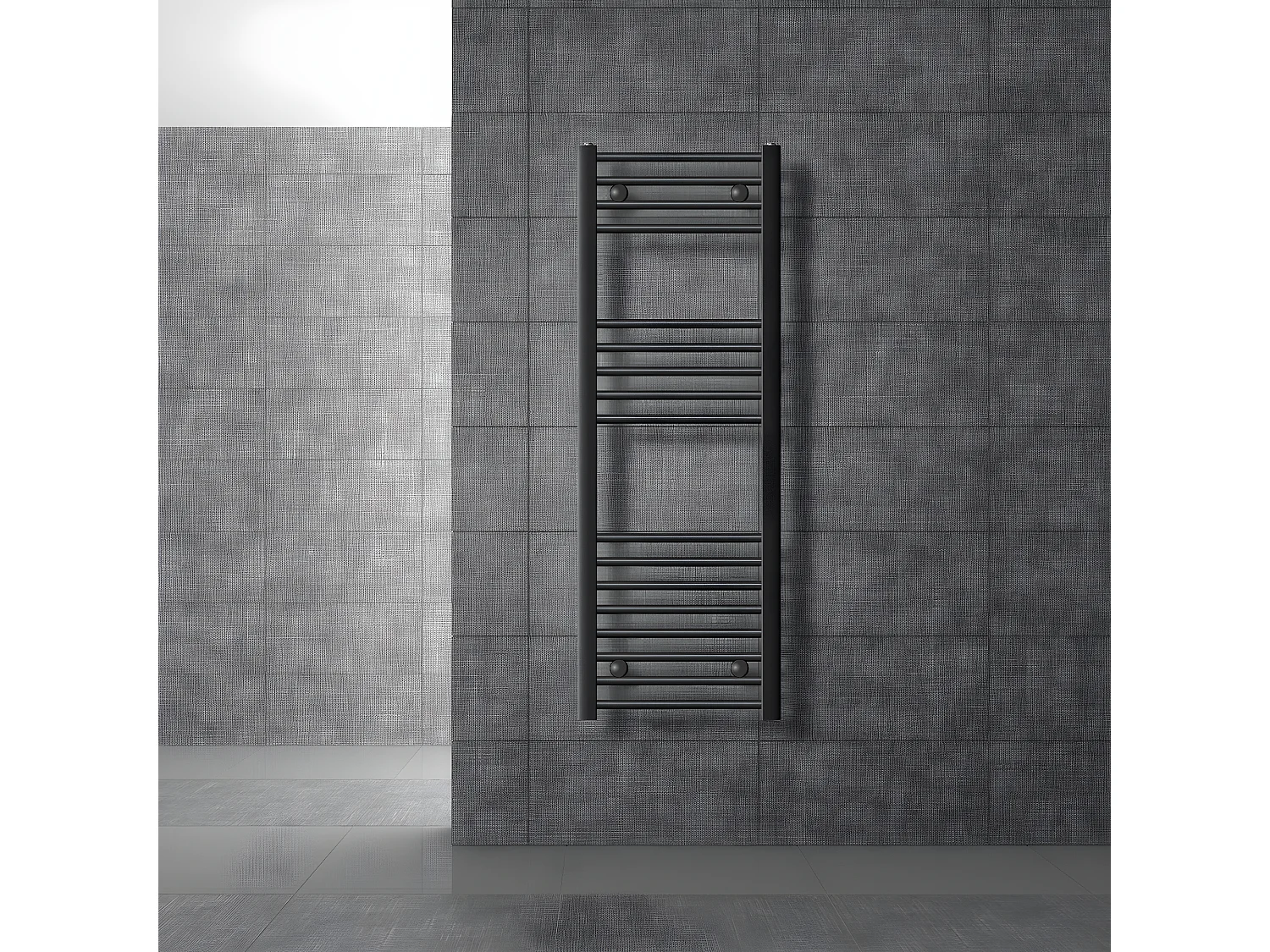Radiateur de salle de bain Sahara Raccord latéral sèche-serviettes Anthracite 40