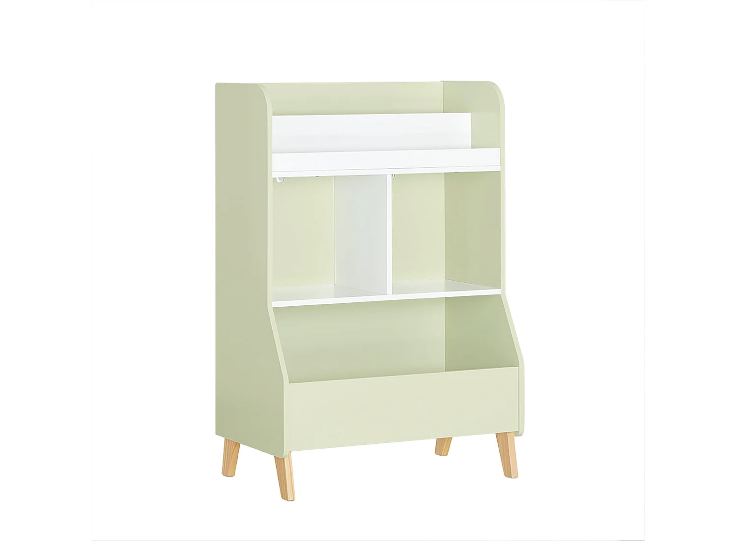 SoBuy KMB90-GR Étagère de Rangement Jouets pour Enfant, Étagère à Livres, Meuble de Rangement pour Chambre d'Enfants, Bibliothèque