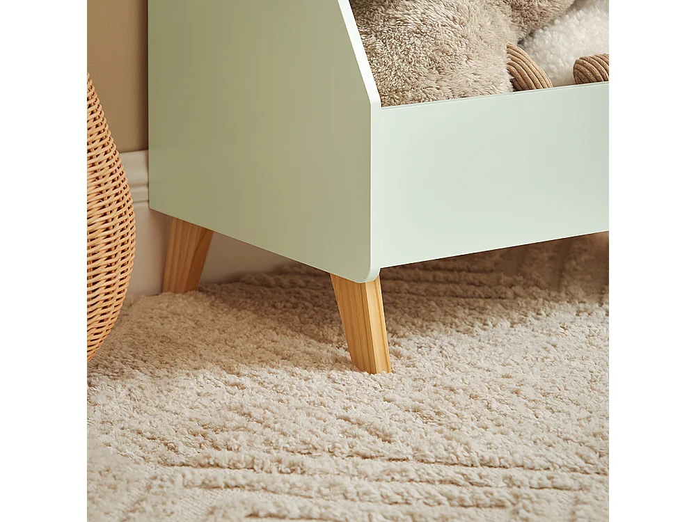 SoBuy KMB90-GR Étagère de Rangement Jouets pour Enfant, Étagère à Livres, Meuble de Rangement pour Chambre d'Enfants, Bibliothèque