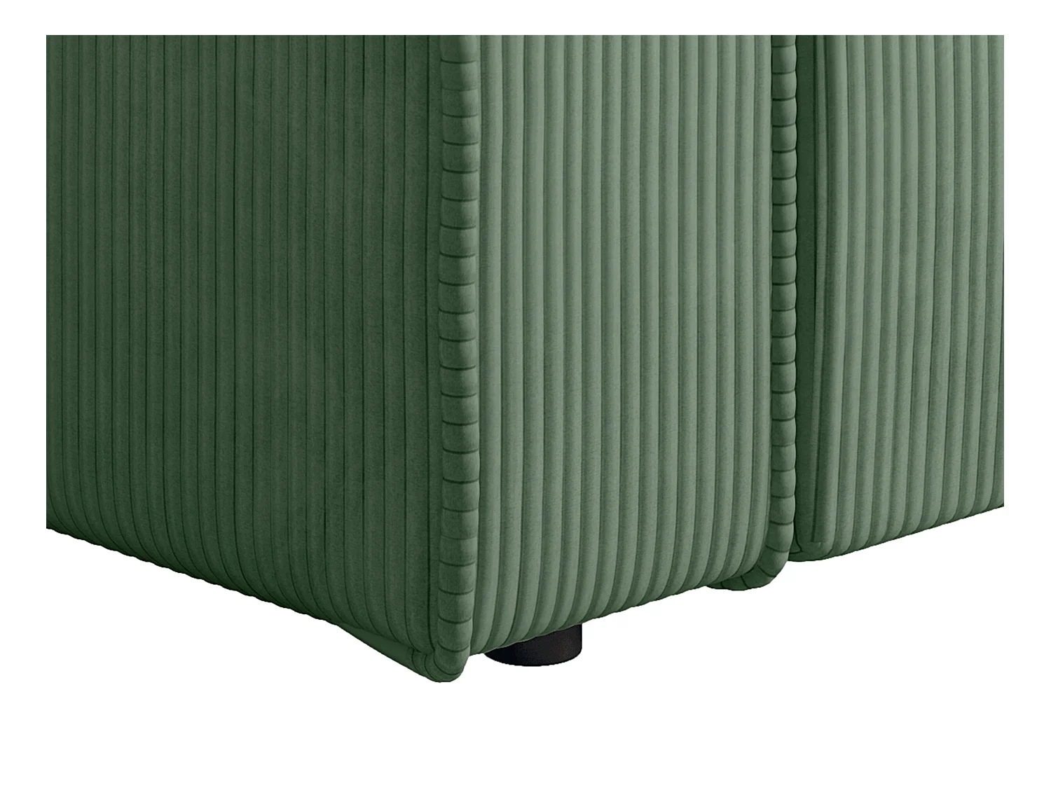 Sillón de pana verde almendra AMELIA
