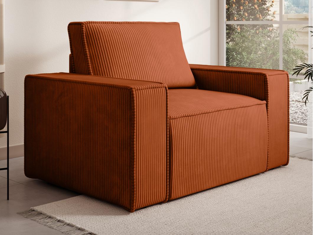 Sessel - Cord - Terracotta - AMELIA