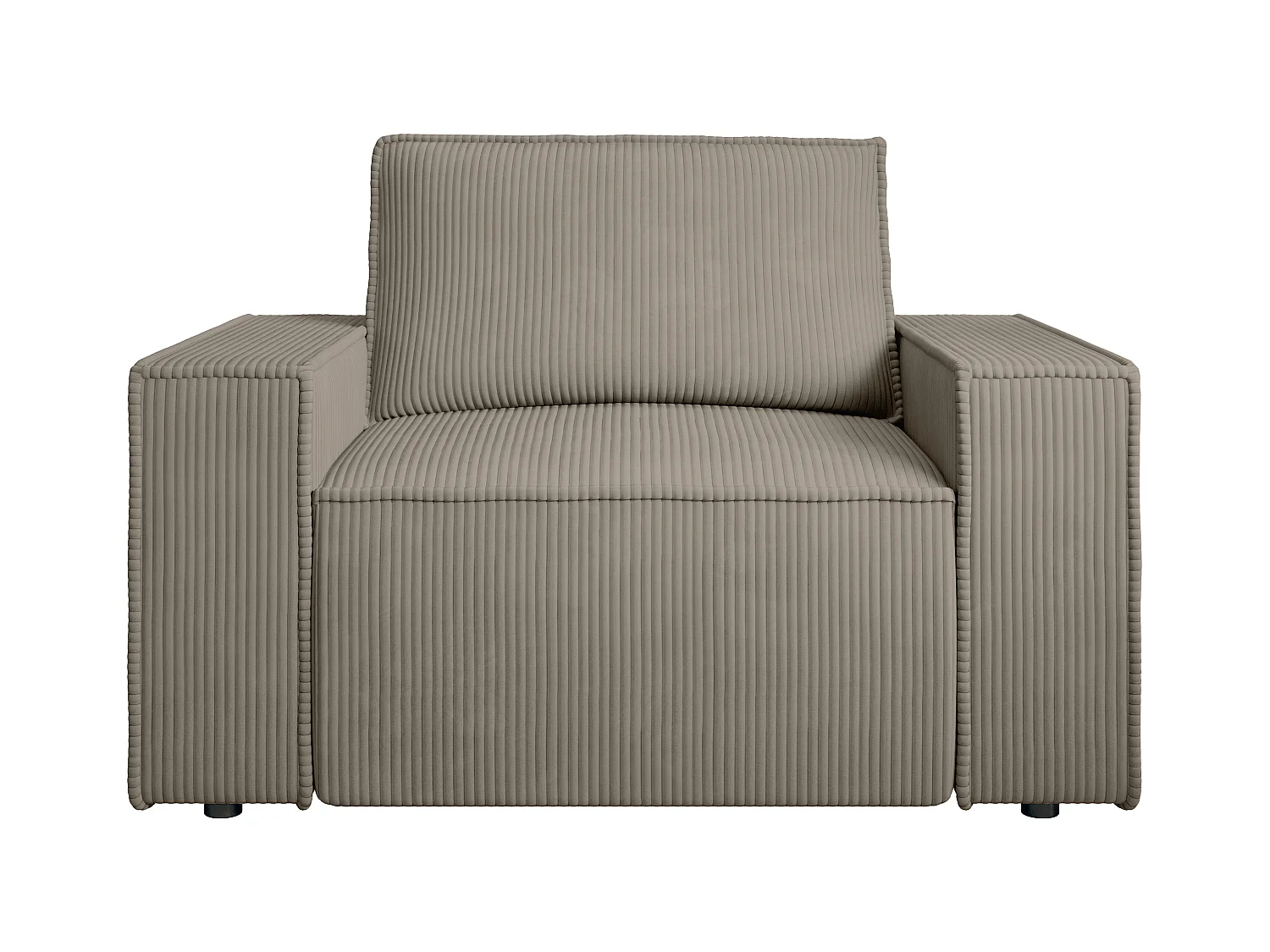 Sessel - Cord - Taupe - AMELIA
