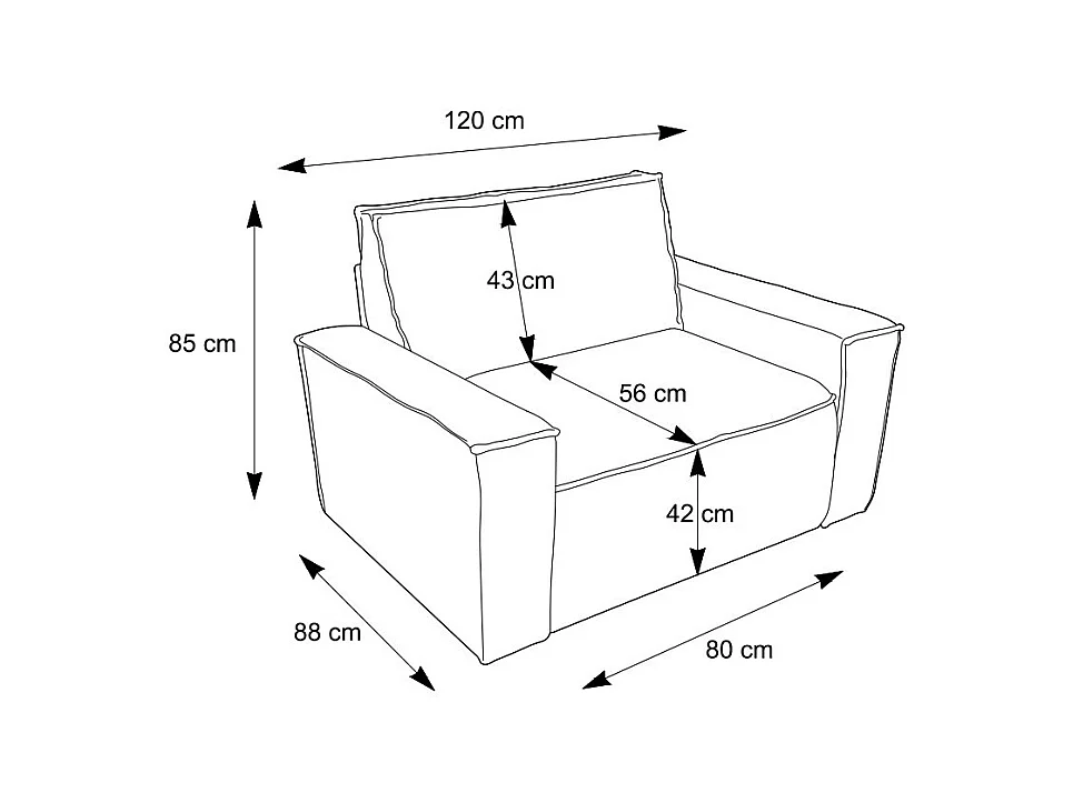 Sillón de pana amarillo AMELIA
