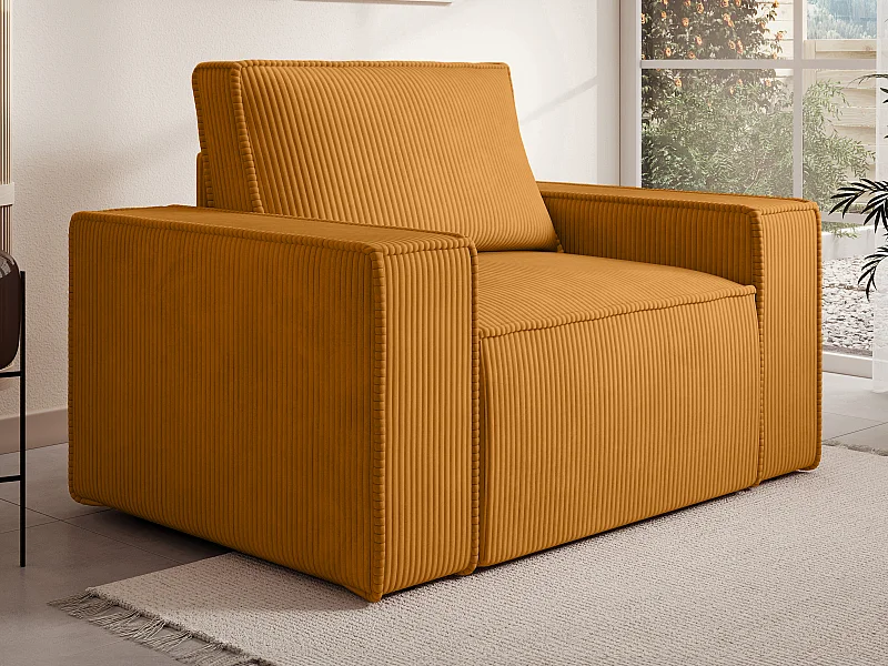 Sessel - Cord - Hellorange - AMELIA