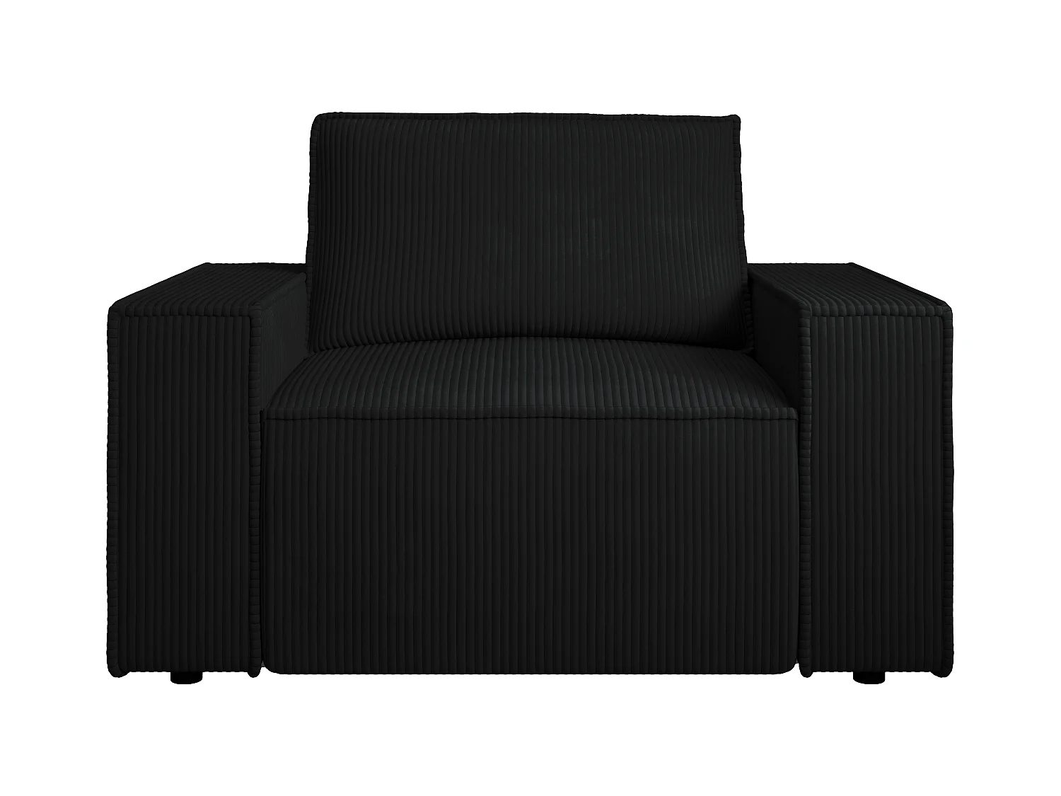 Sessel - Cord - Schwarz - AMELIA