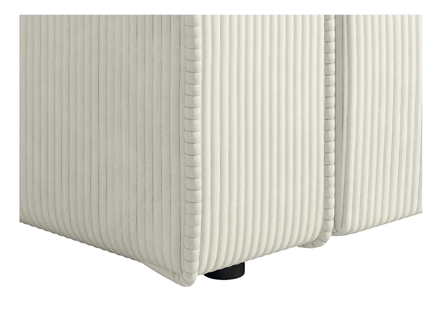 Sillón de pana blanco AMELIA