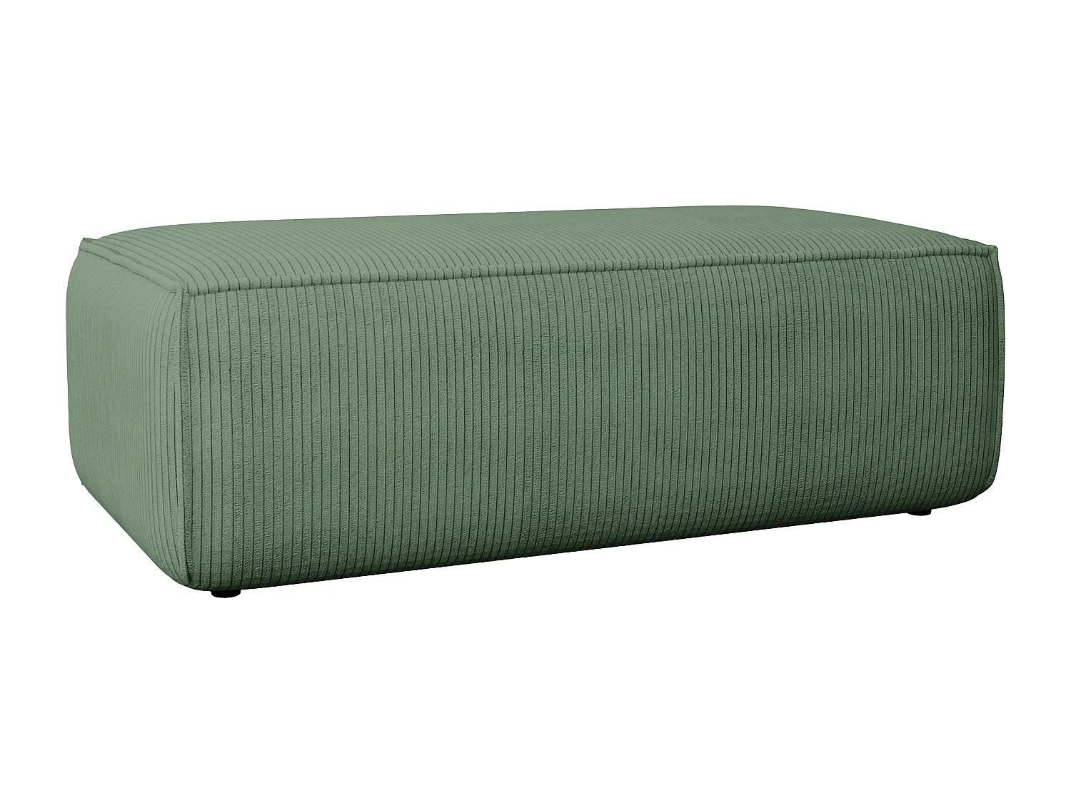 Hocker - Cord - Mandelgrün - AMELIA