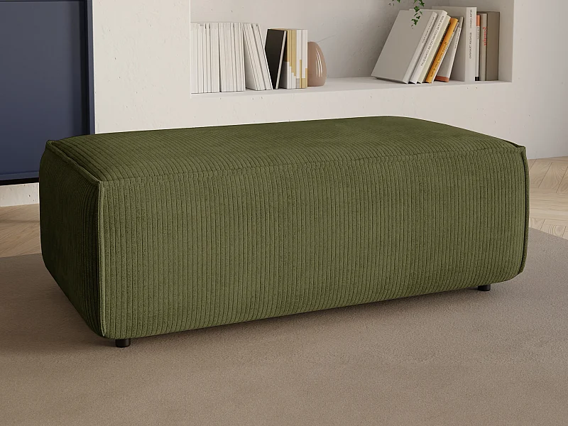 Alfombra de interior o exterior de estilo étnico PALMO - 150 x 200 cm - caqui