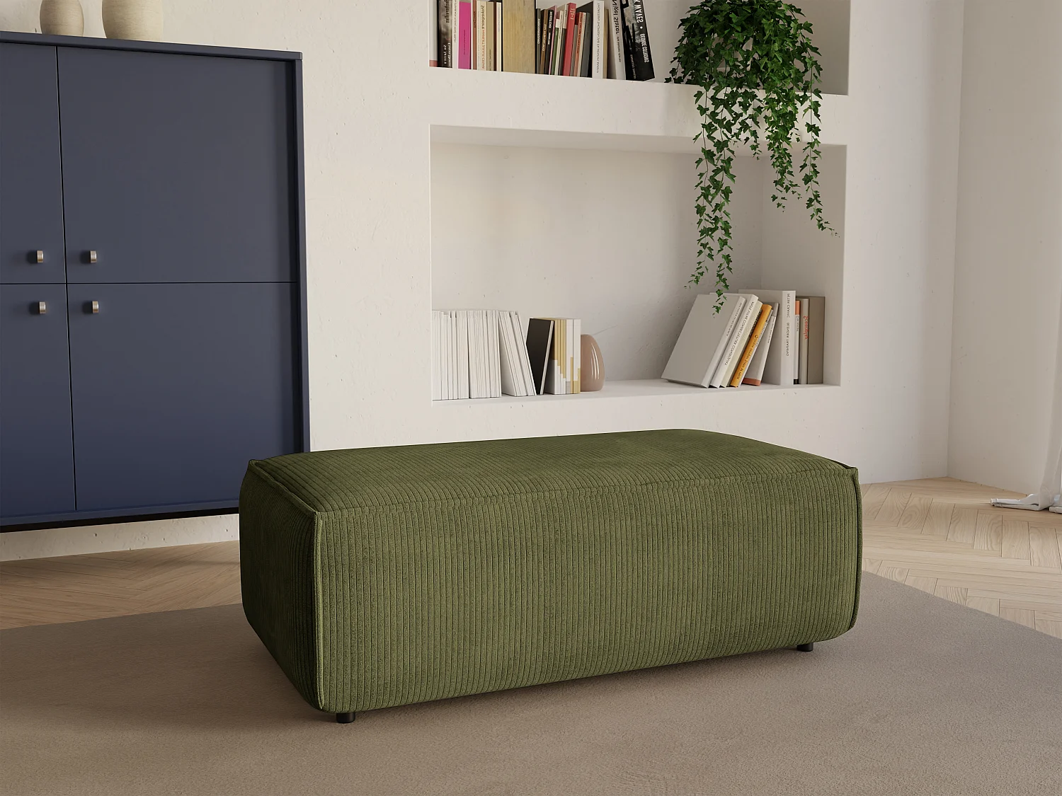 Hocker - Cord - Khaki - AMELIA