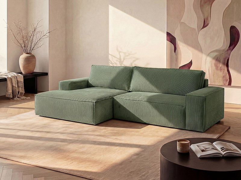 Canapé méridienne convertible Amelia, Vente-unique