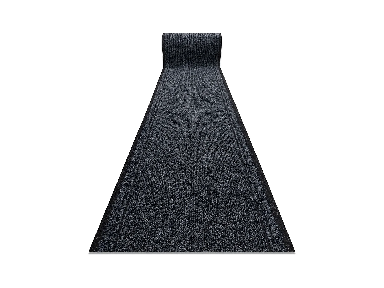 PAILLASSON TAPIS DE COULOIR ANTIDÉRAPANT MALAGA anthracite 2082 100x1150 cm