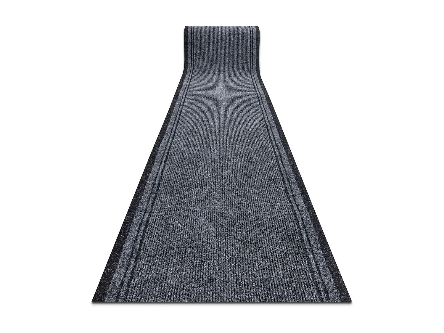 PAILLASSON TAPIS DE COULOIR ANTIDÉRAPANT MALAGA gris 2107 100x130 cm