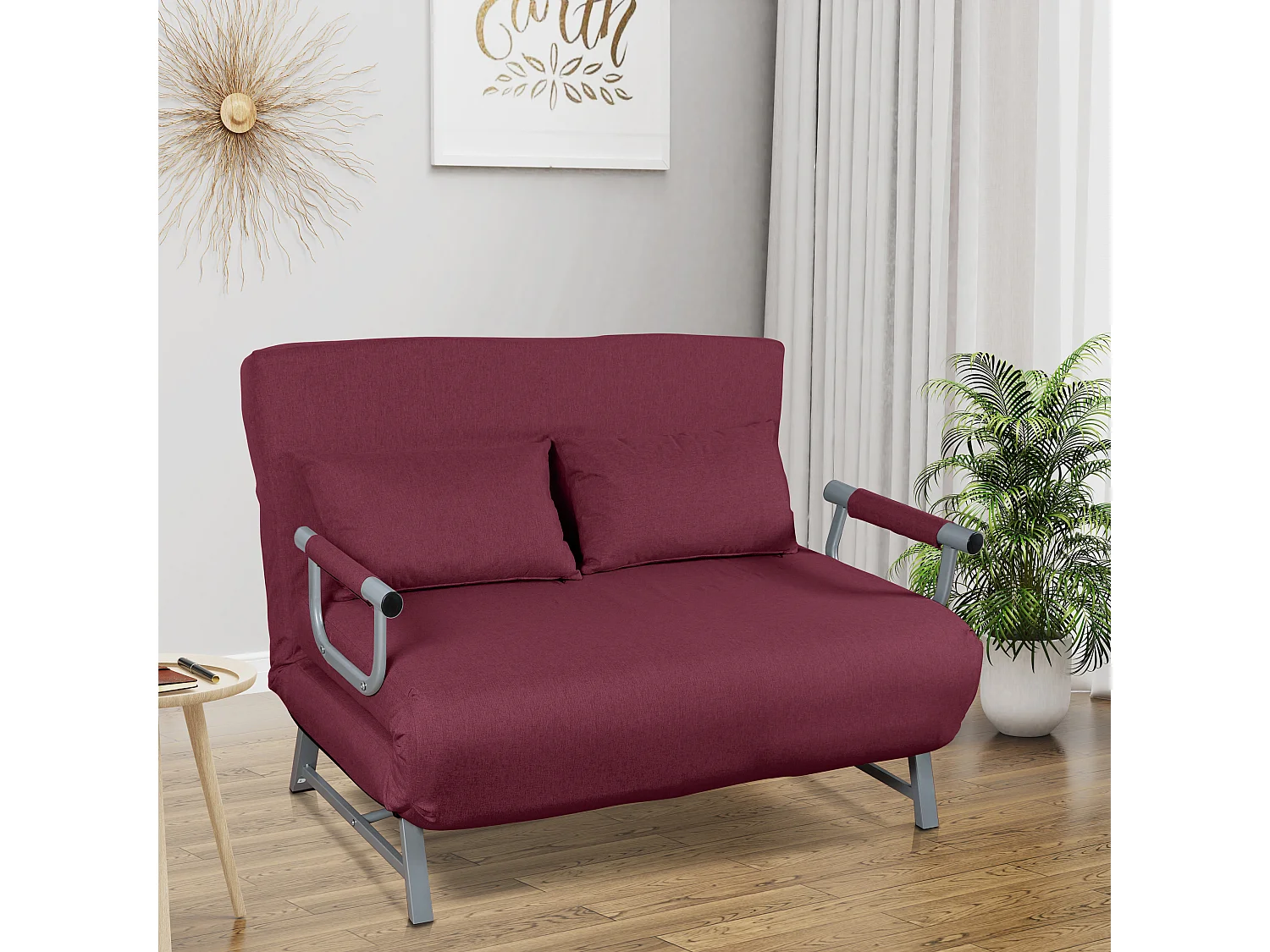 Sofa bed Kolino Red 0