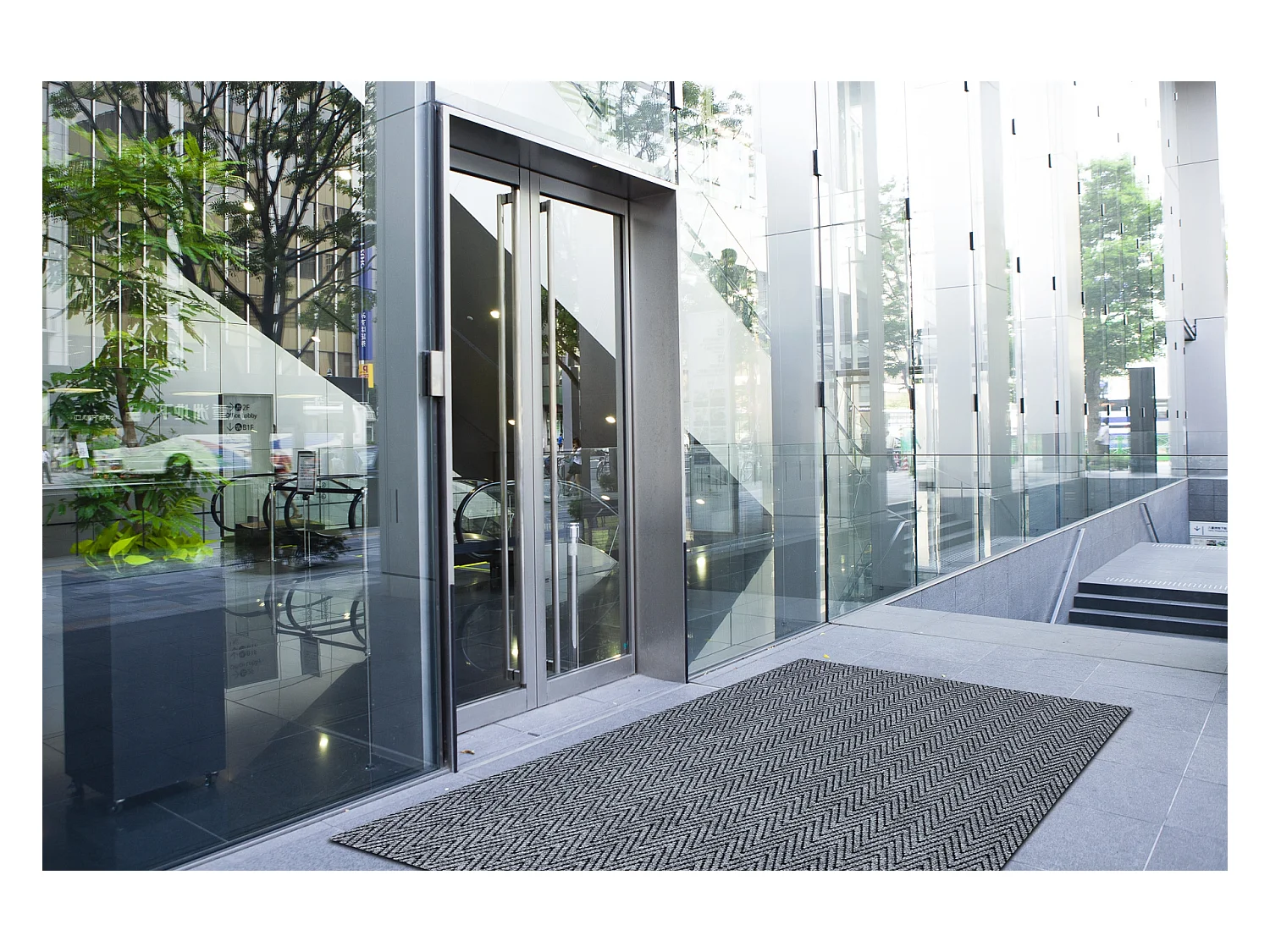 Ruitenwisser anti slip MAGNUS 2954 Zigzag extern, intern, op een rubbe 100x600 cm