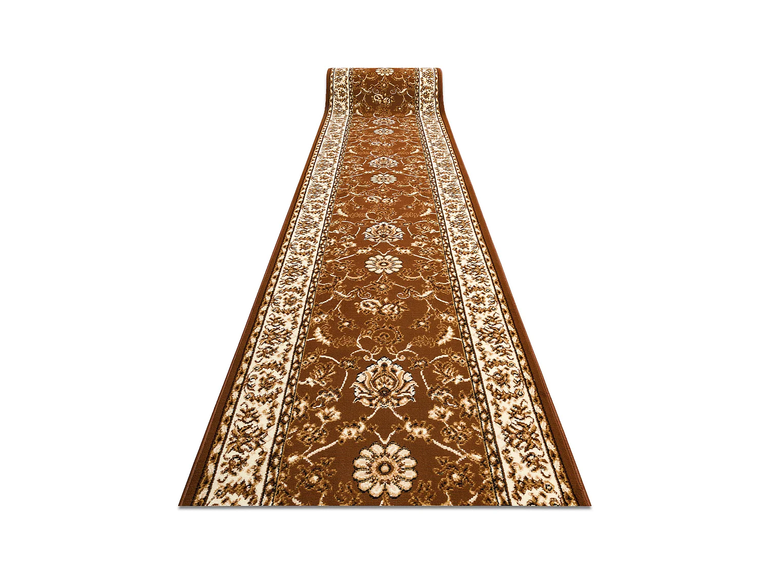 TAPIS DE COULOIR BCF MORAD Klasyk classique marron 150x210 cm