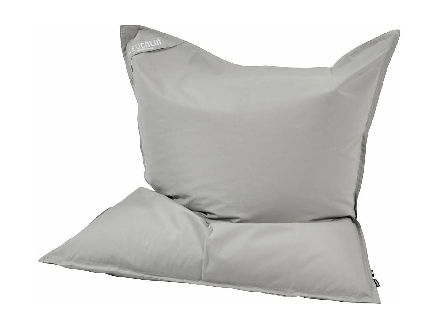 Pouf d'extérieur géant XL Gris perle 130x165cm