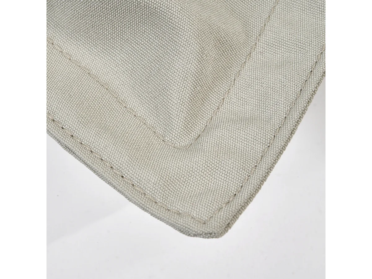 Pouf d'extérieur géant XL Gris perle 130x165cm