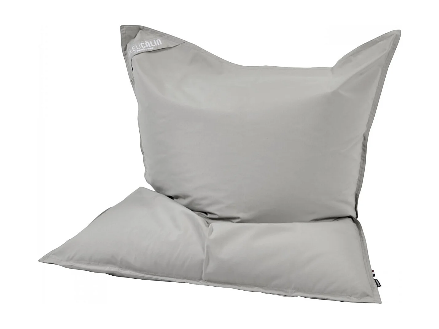 Pouf d'extérieur géant XL Gris perle 130x165cm