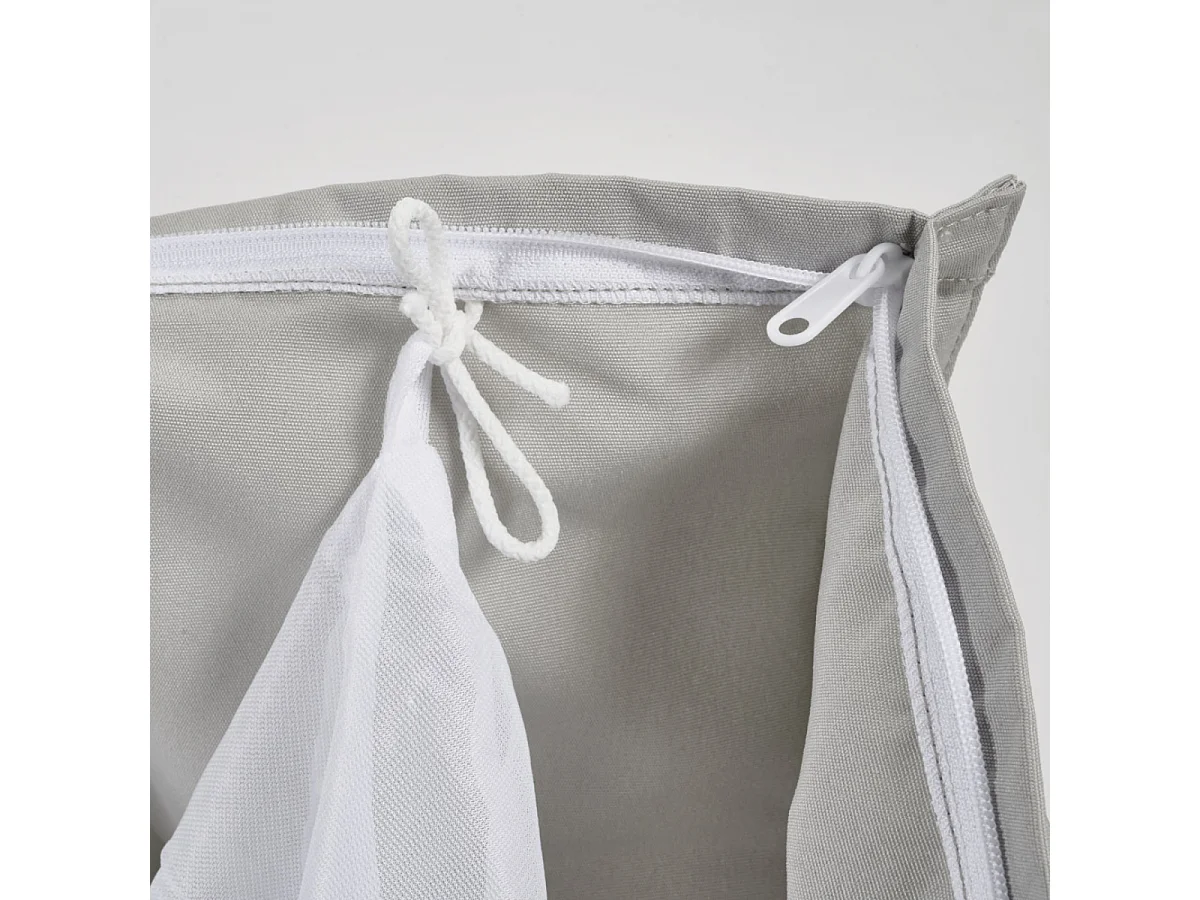 Pouf d'extérieur géant XL Gris perle 130x165cm