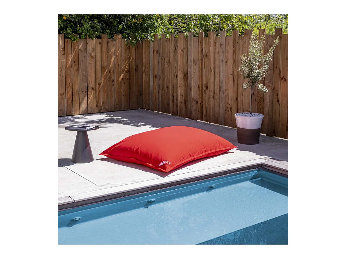 Pouf d'extérieur géant XL Rouge 130x165cm