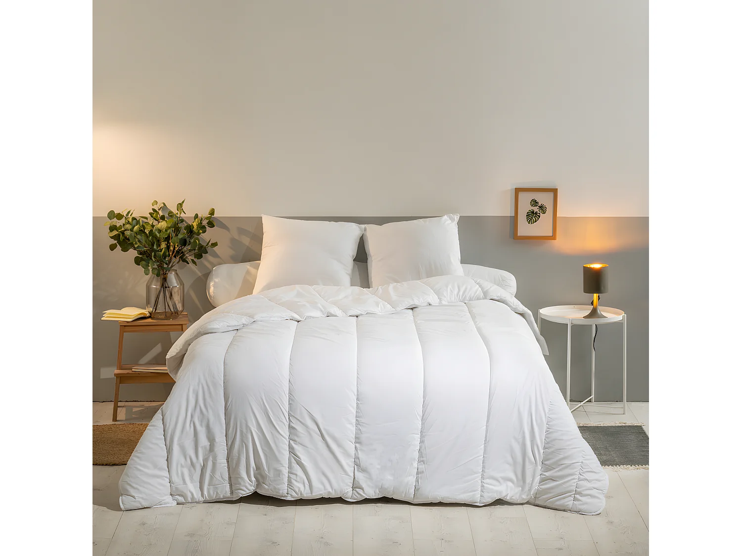 Pack Anti-Acariens Couette 220x240cm + 2 Oreillers 60x60cm