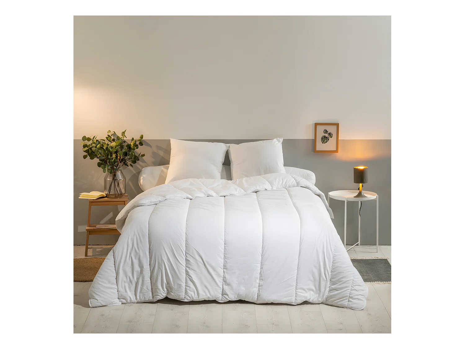Pack Anti-Acariens Couette 220x240cm + 2 Oreillers 60x60cm
